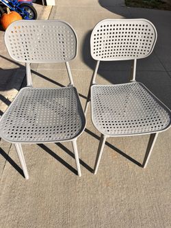 Plastic Chairs (two)