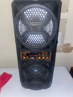 Portable Bluetooth Party Speaker (Dabong DY227) – LED Lights & Mic Input