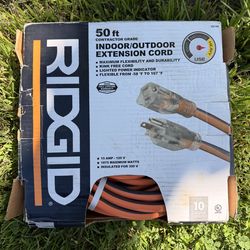 50 ft CONTRACTOR GRADE INDOOR/OUTDOOR EXTENSION CORD
