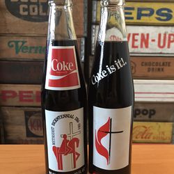 Coca-Cola Vintage Glass Bottles (Methodist)