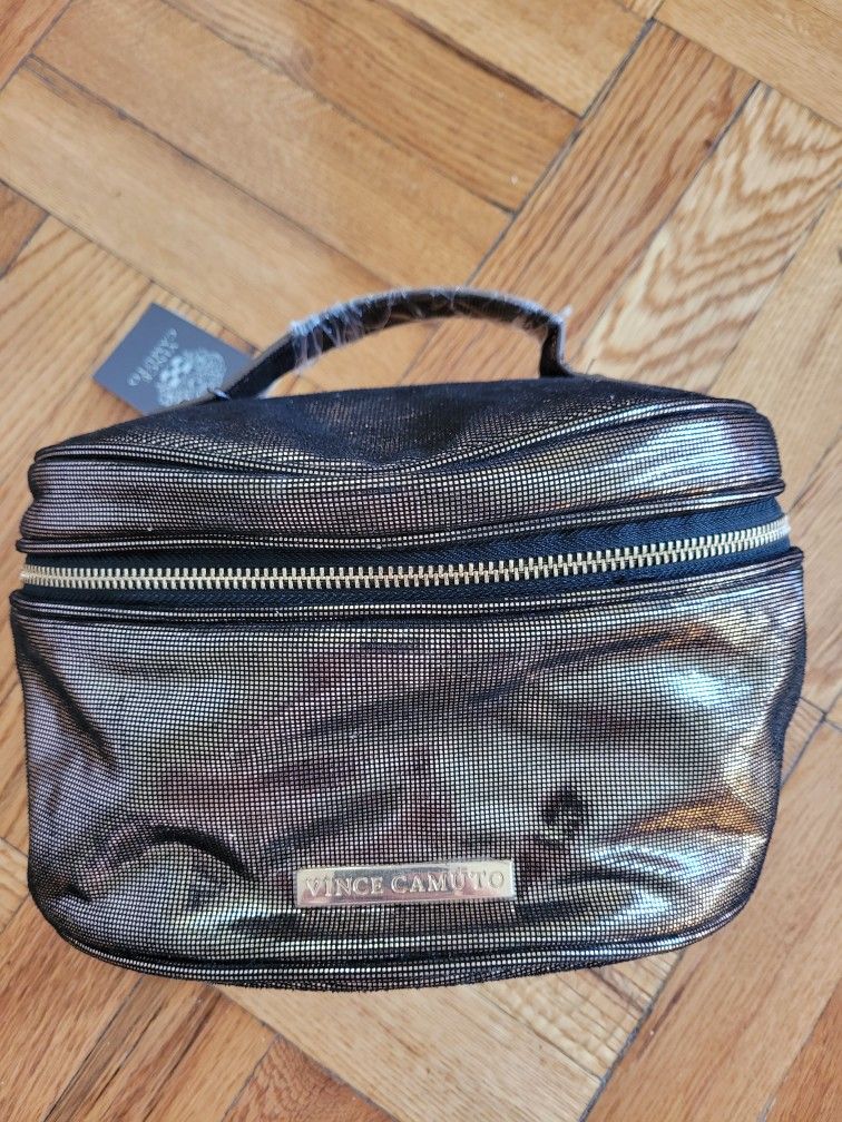 Cosmetic Travel Bag, Gold