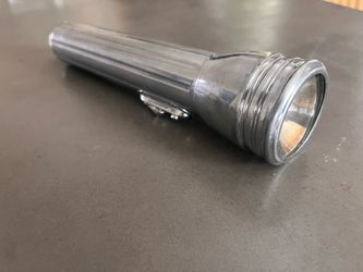 Vintage Chrome Metal Flashlight