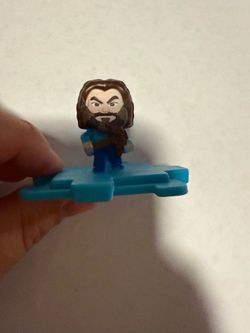 Steve from a Minecraft movie figurine