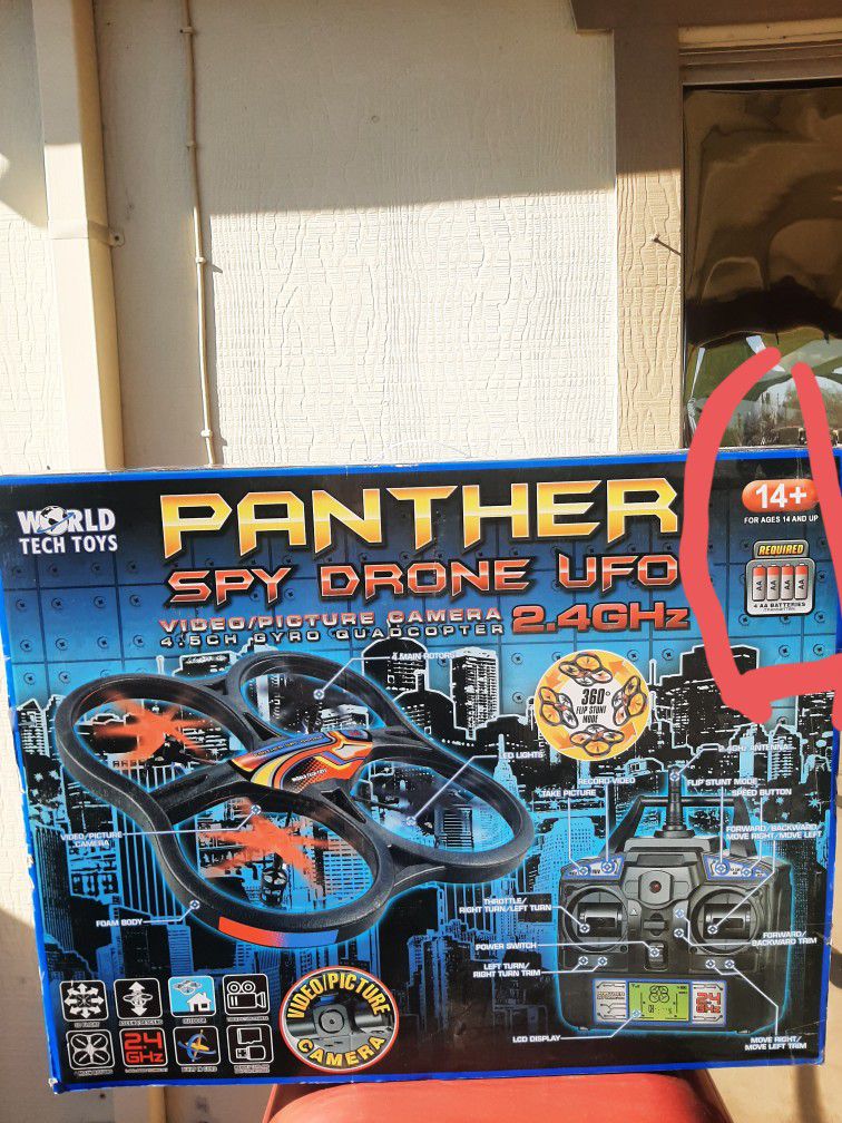 DRONE panther Spy Video Picture Camera 