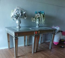 Mirror side tables