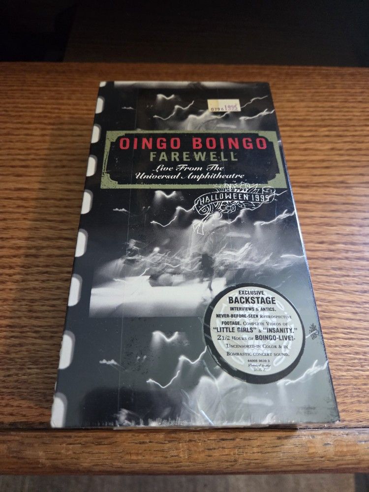1996 Oingo Boingo Farewell Live From The Universal Amphitheatre Halloween VHS