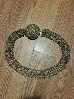antique tibet brass waist womens belt