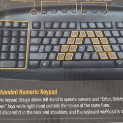 Keyboard Left Hand New