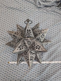 Metal Moravian Styled Star