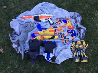 Nerf, Dinosaur, Bumble Bee