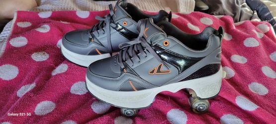 Retractable Wheel Roller Skate Sneakers