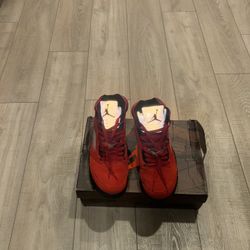 Raging Red Bull Jordan 5 size 9.5