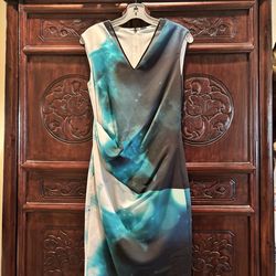Elie Tahari Blue Dress