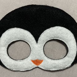 Five Penguin Masks Little Kid