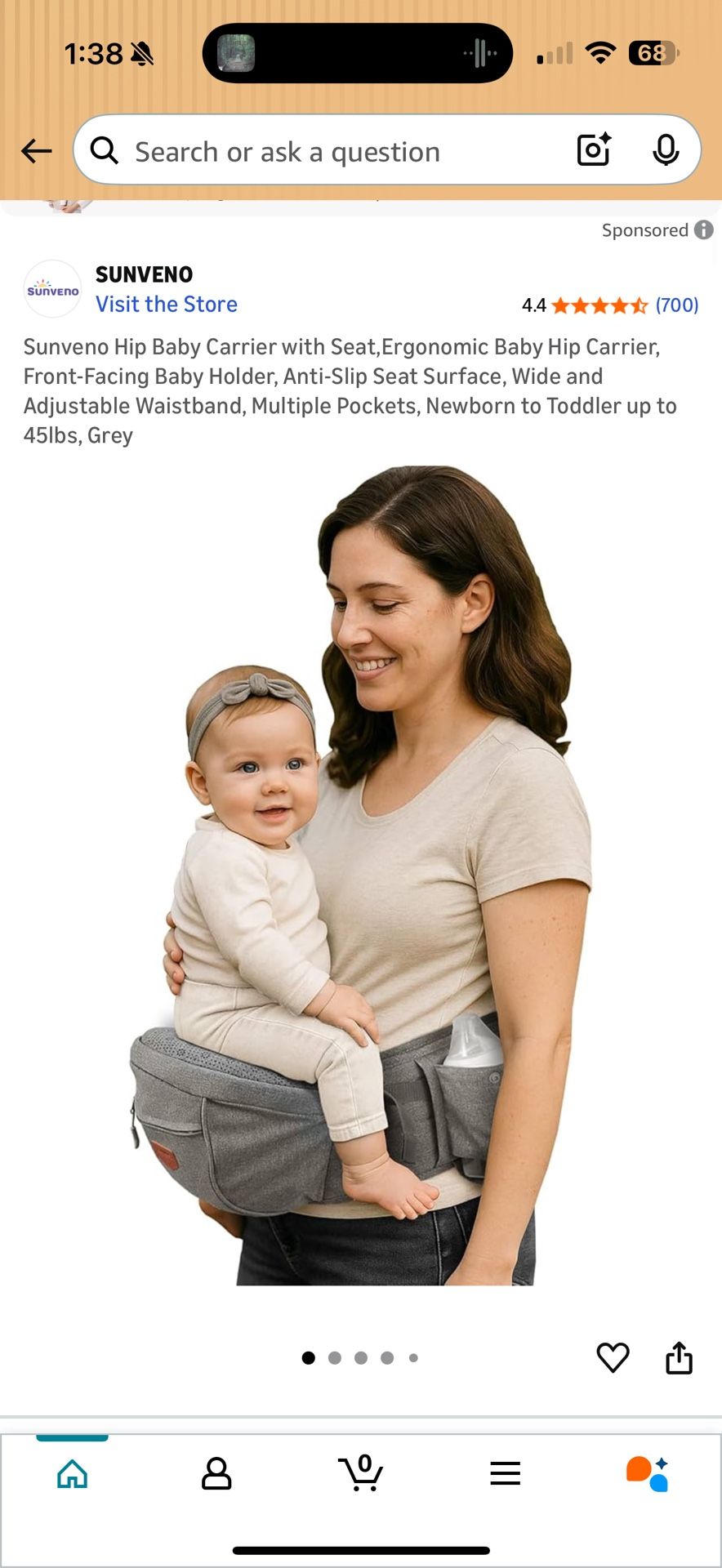 Sunveno Hip carrier 