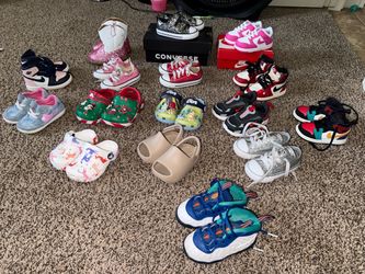 Girls shoes size 4c and 5c prices vary so please ask