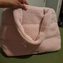 Pink Puffy Tote Large