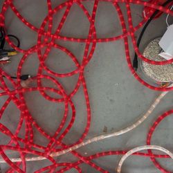 18' Red Blue White LED Rope Lights $9 Each