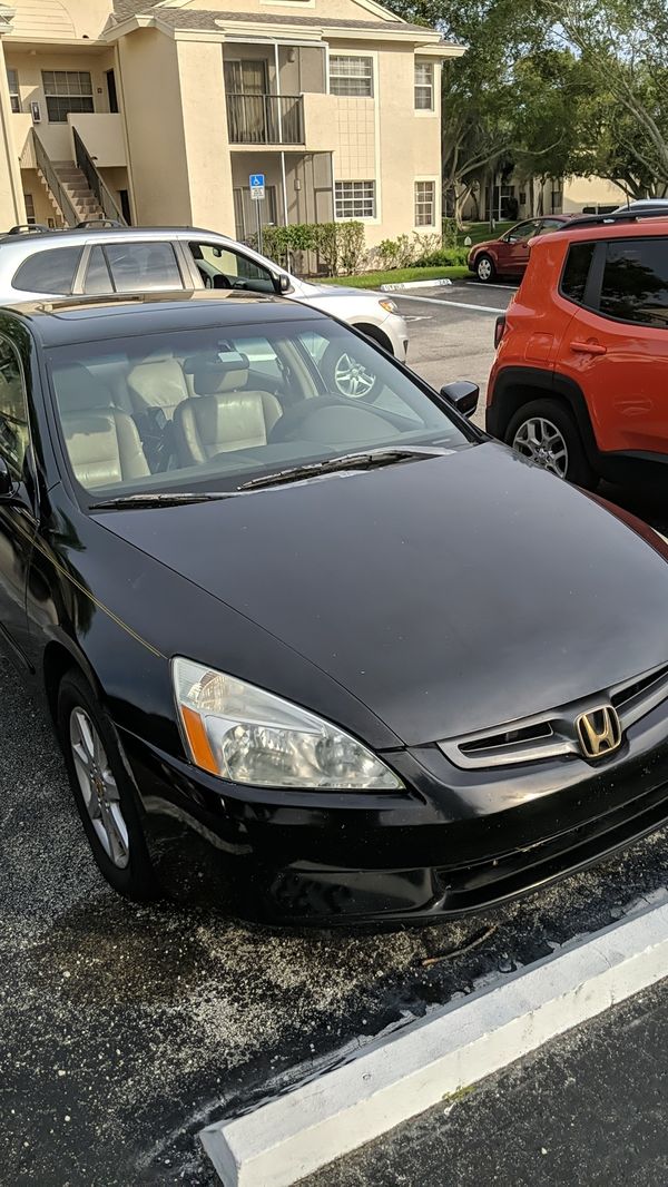2003 Honda Accord V6 sunroof, leather, needs tlc , project car for Sale