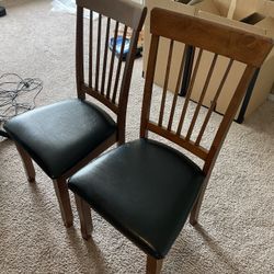 Two chairs for $10 (for dining table)