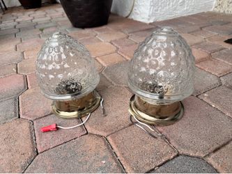 Two ceiling lamp