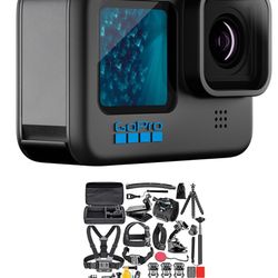 GoPro HERO 11 Black + HUGE Accessories Bundle | Media Mod | Remote | Batteries | 128GB SD