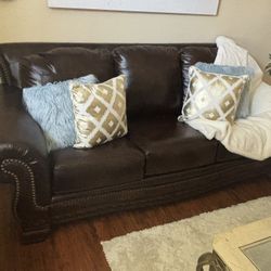 Leather Couches Almost Brand New