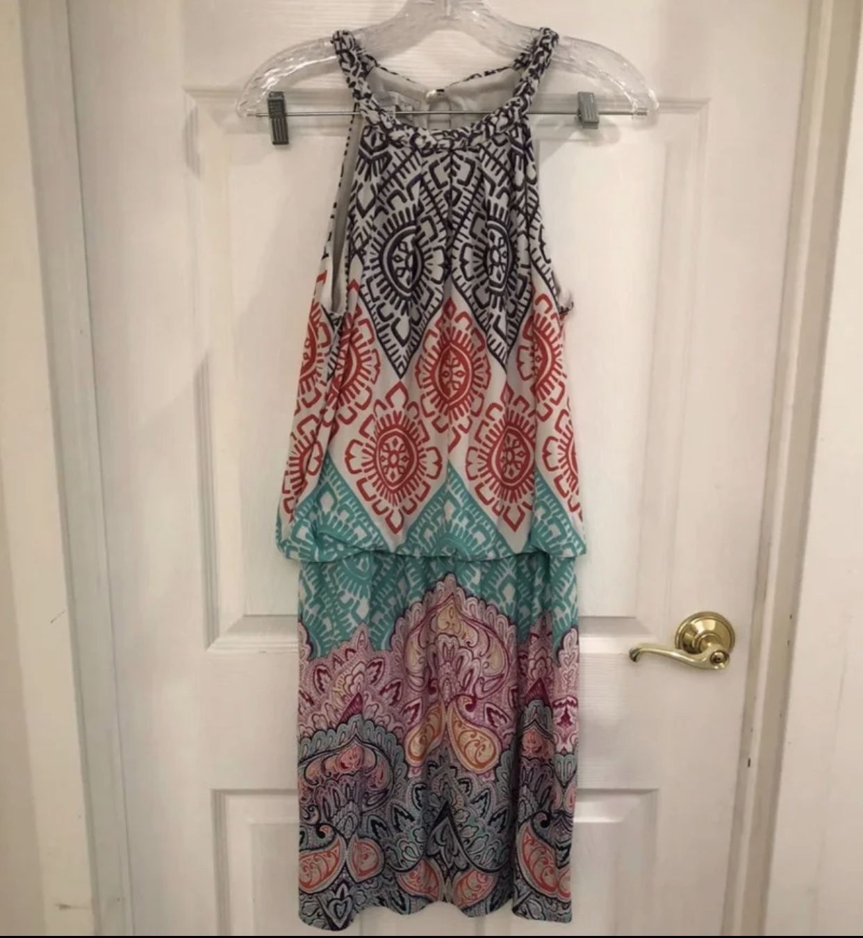 Size 4 London Times Sun halter dress 