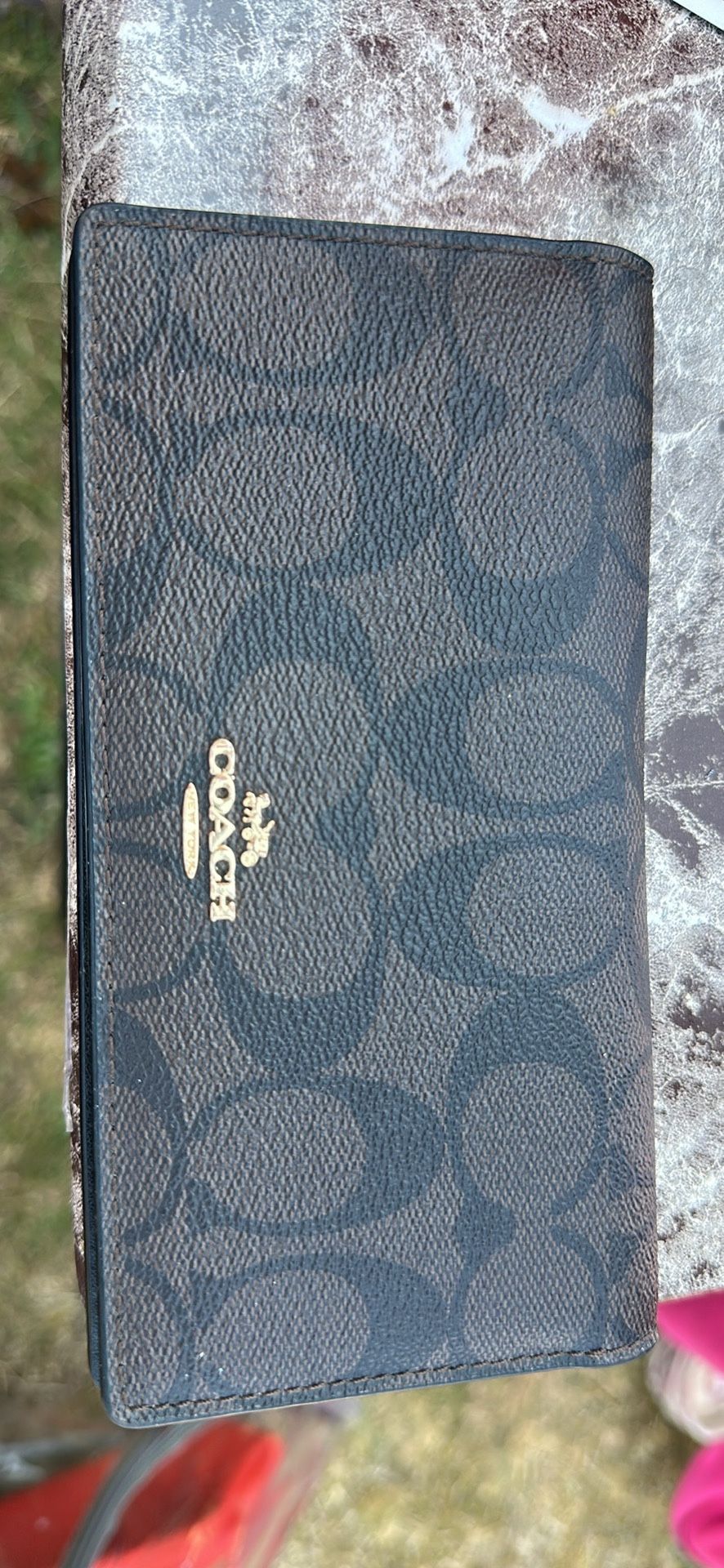 Coach Checkbook Wallet