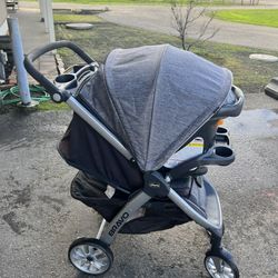 Car Seat, Stroller, Car Seat Base x3