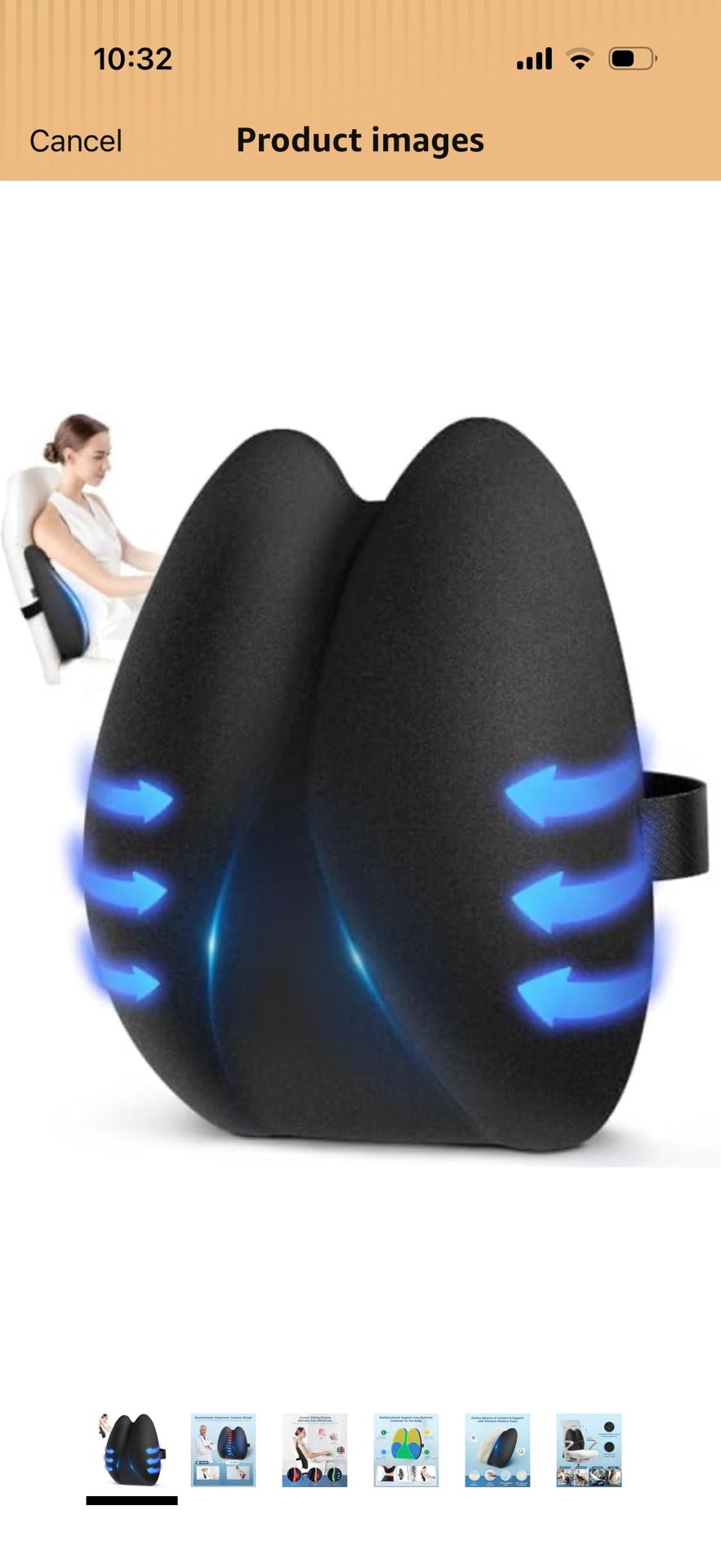 Lumbar Support Pillow