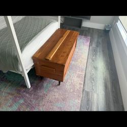Solid Wood Storage Chest – $60