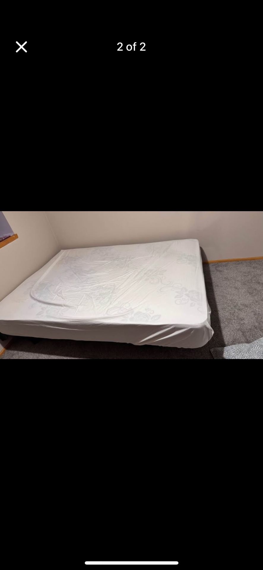 Queen mattress With Rail