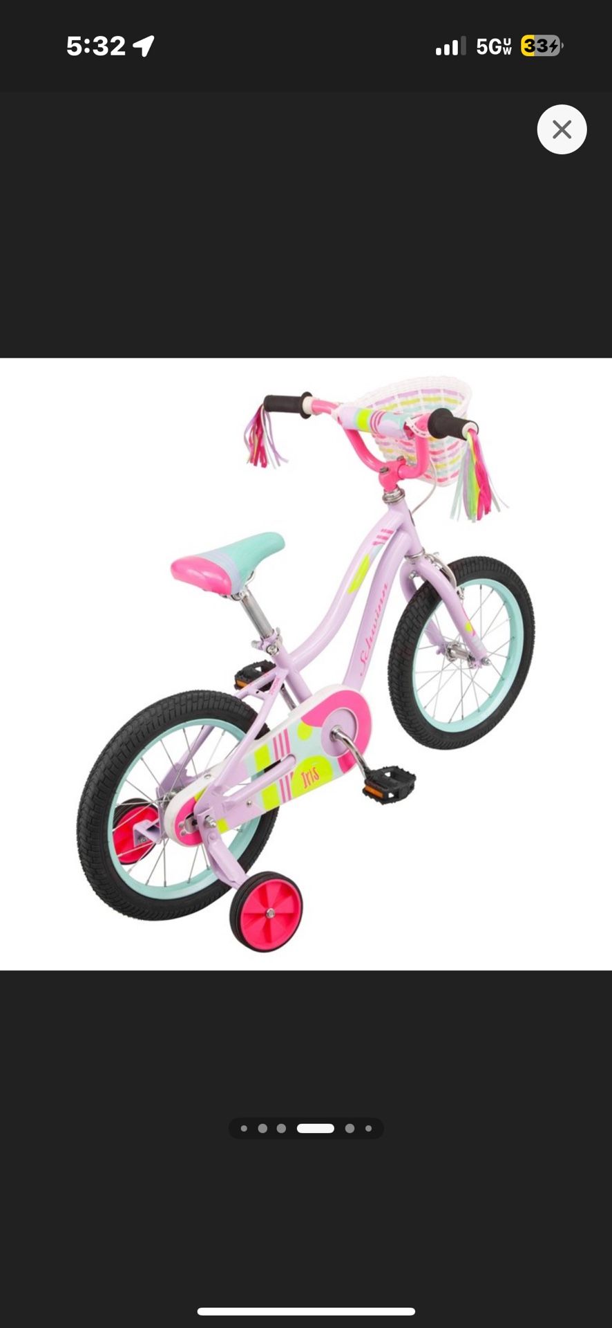 Schwinn Iris 16 Kids' Bike Purple
