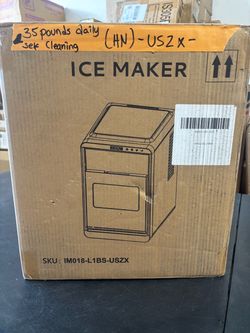 Countertop Ice Maker 35 lbs Self-Cleaning - USZX (HN) new in Box