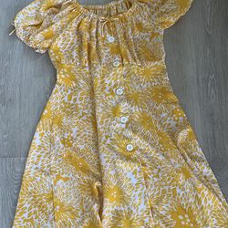 Dress yellow