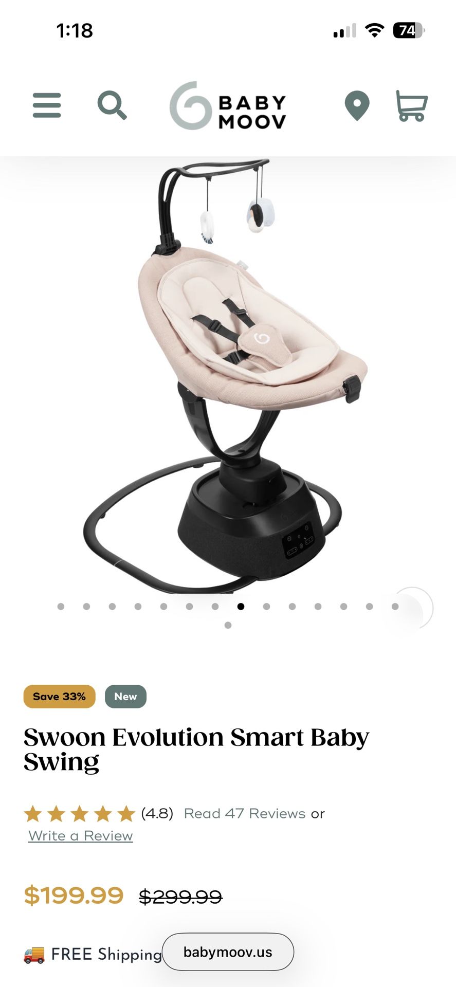Baby Moove Swing 
