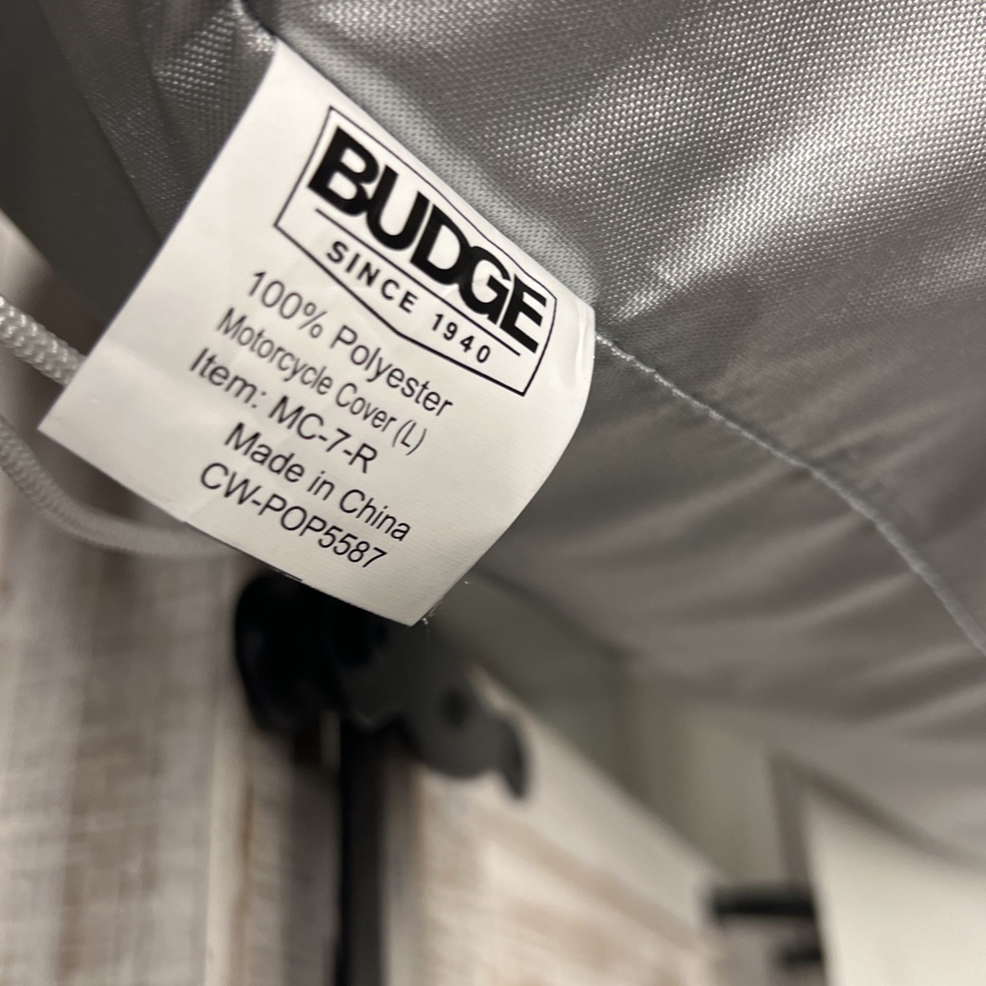 Lg Motorcycle Cover Budge