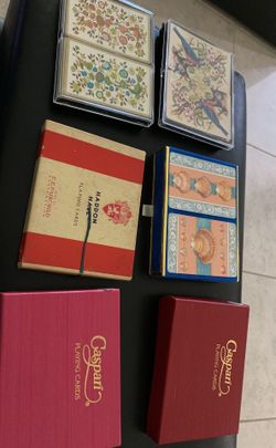 6 box’s of collectible playing cards