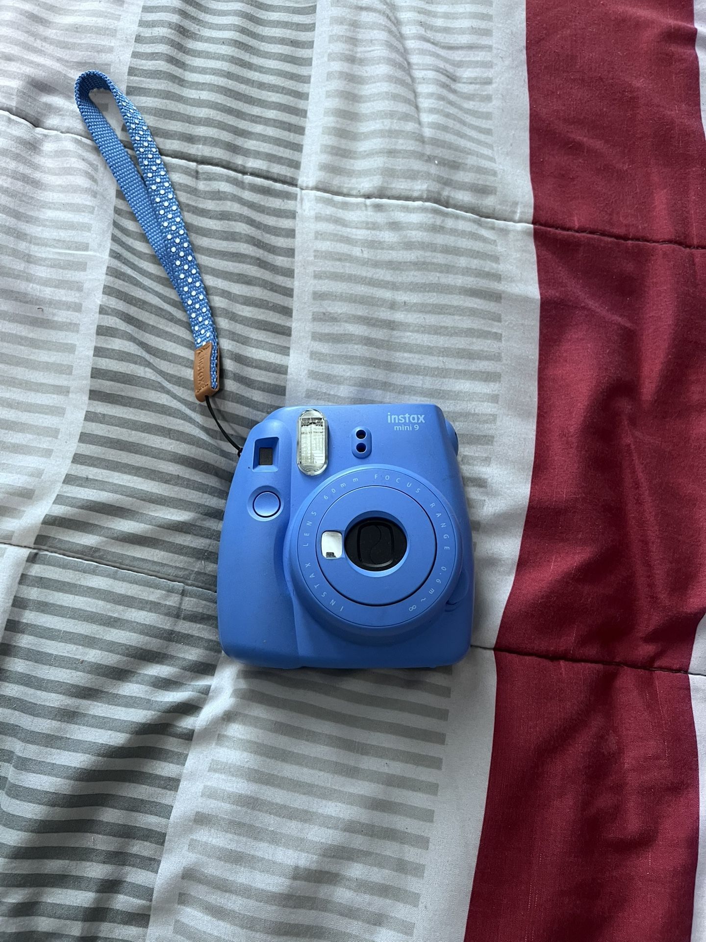 Fujifilm Instax Mini 9 Instant Camera Cobalt Blue- Tested Works