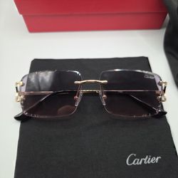 New Cartier Sunglasses With Box And Papers 