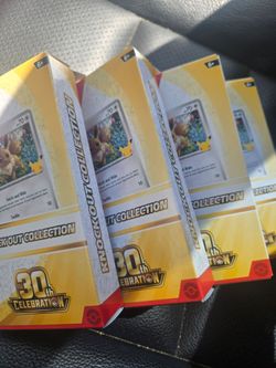 Pokemon 30th anniversary celebration knockout packs