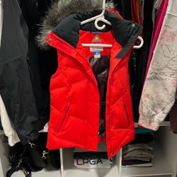 Ladies Red XS Extra Small Columbia Vest 