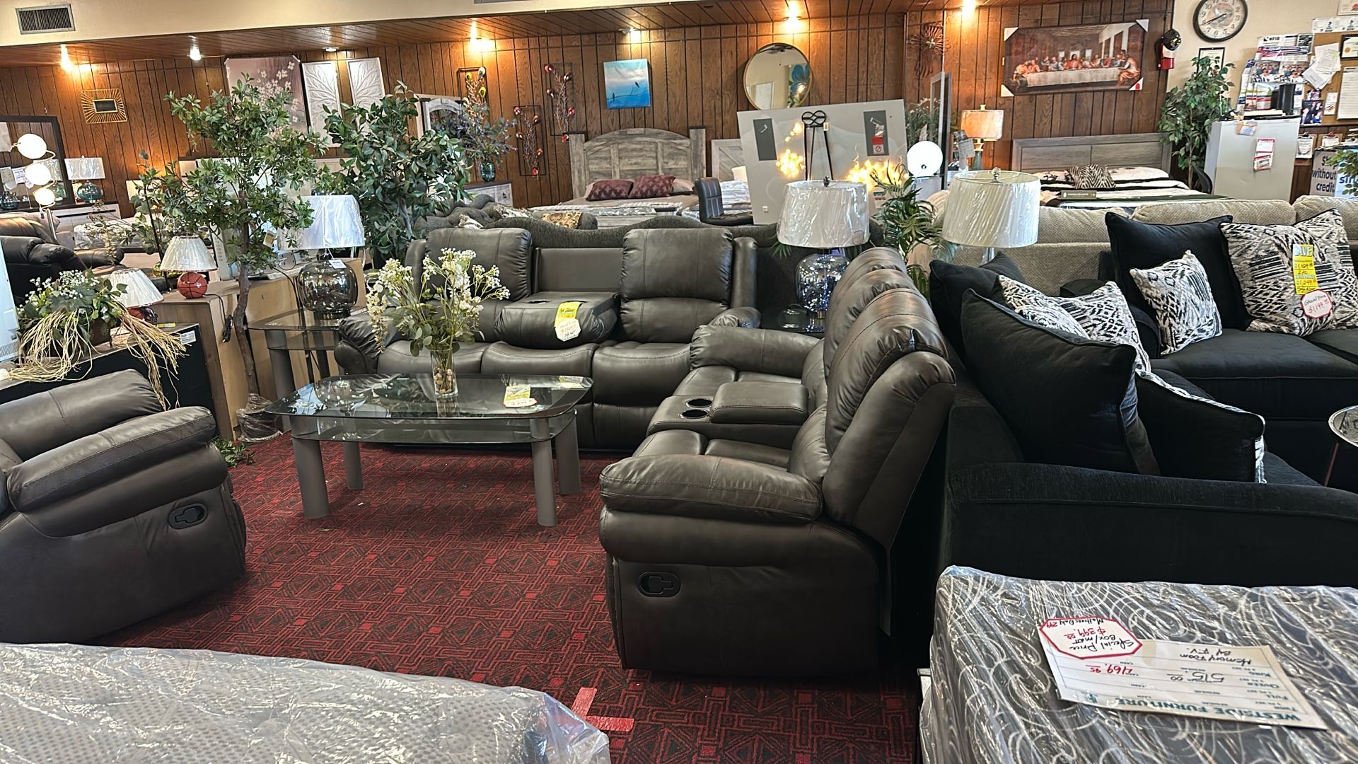 3pc Reclining Sofa, Love And Chair