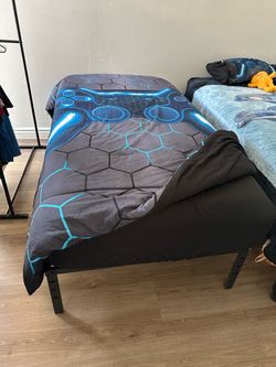Bed frame and mattress