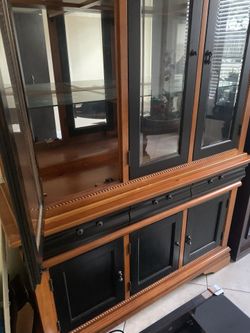 Glass closet with lights