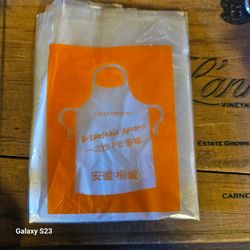 Disposable aprons