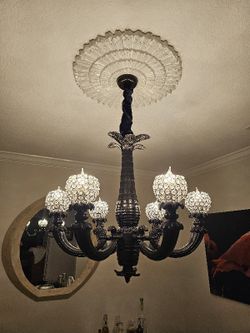 Hanging Chandelier - Artist Made - Modern Tropical