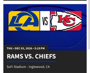 Rams vs Chiefs tickets