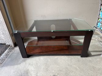 Glass Top TV Stand